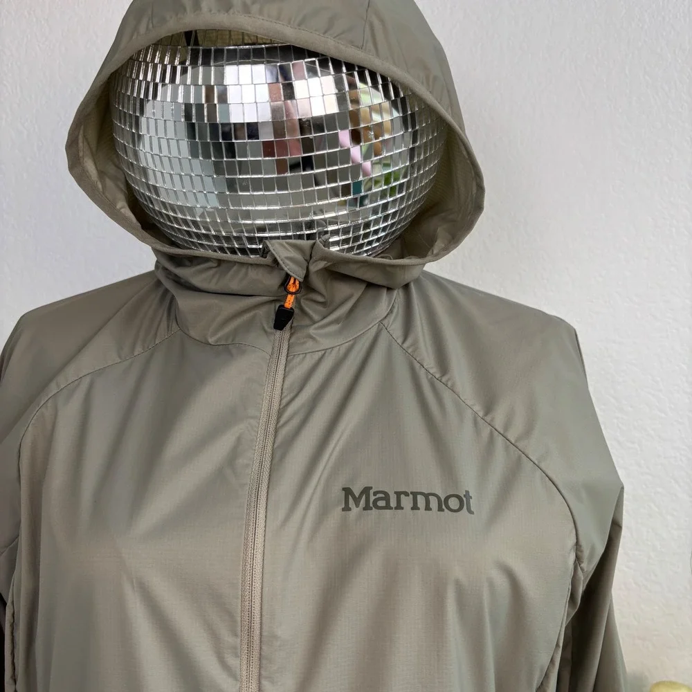 Marmot Womens Etherlite Hoody-VTR Windbreaker Jacket Vetiver‎ Green NEW Medium